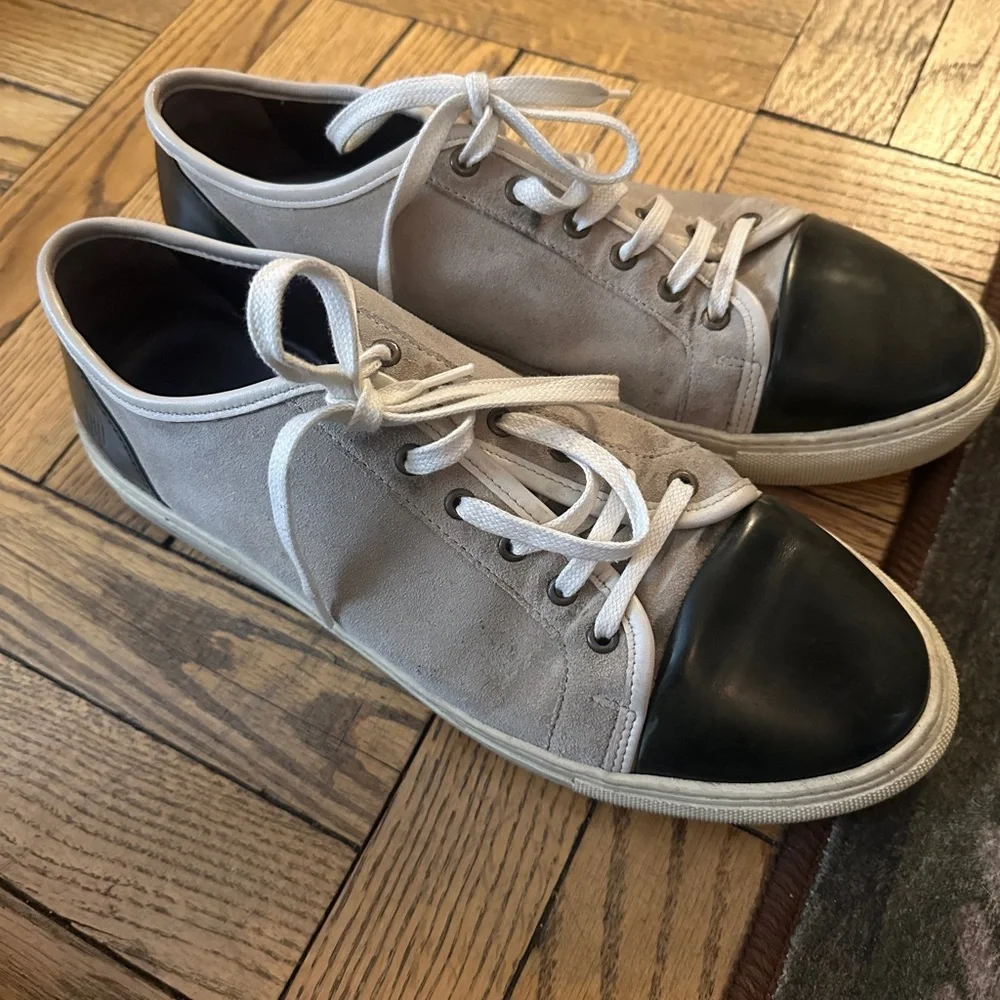 Noah Waxman Gotham Suede Sneakers Sand Men's Size 10 Retail $175